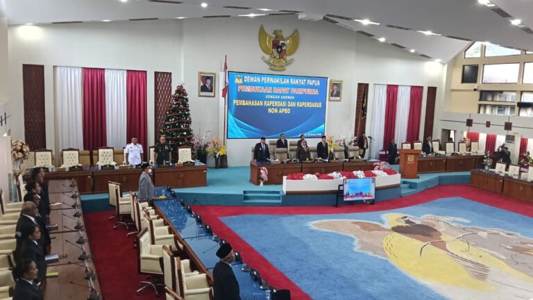 DPR Papua Opens Plenary Session to Discuss Non-Budget Regional Bills